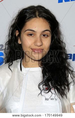 LOS ANGELES - DEC 2:  Alessia Car at the 02.7 KIIS FM's Jingle Ball 2016 at Staples Center on December 2, 2016 in Los Angeles, CA
