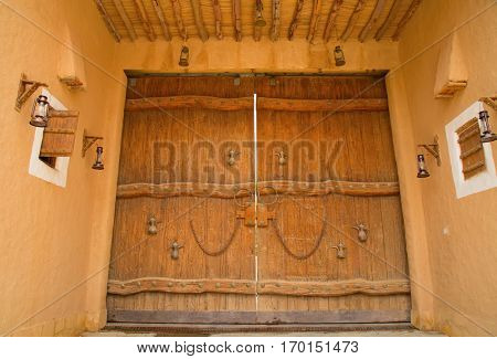 Streets of the old city Diriyah near Ar Riyadh, Kingdom of Saudi Arabia