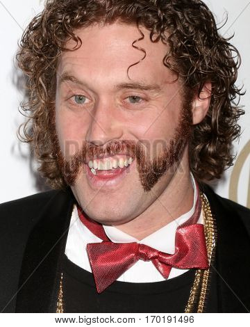 LOS ANGELES - JAN 28:  TJ Miller at the 2017 Producers Guild Awards  at Beverly Hilton Hotel on January 28, 2017 in Beverly Hills, CA