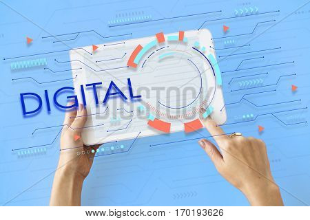 Digital Community Digital Social Media Icon