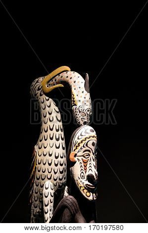 A Tribal masks from Papau New Guinea