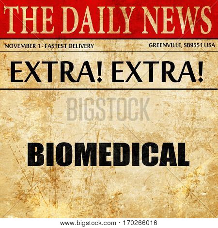 biomedical, newspaper article text