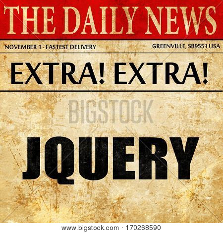 jQuery, newspaper article text