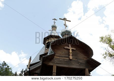 Beautiful Chirch And Blue Sky In A Nice Day