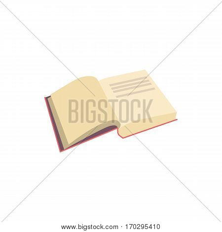 Red open boor icon. Vector game object