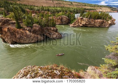 Canadian landscapes of the Klondike