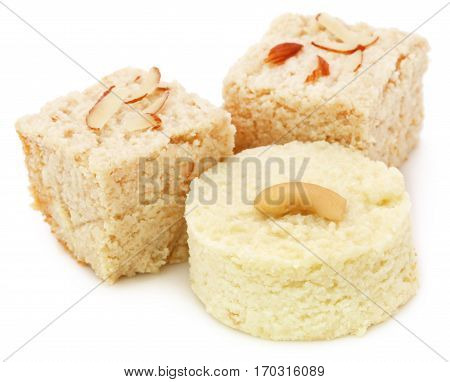 Delicious Bangladeshi white sandesh of pure milk