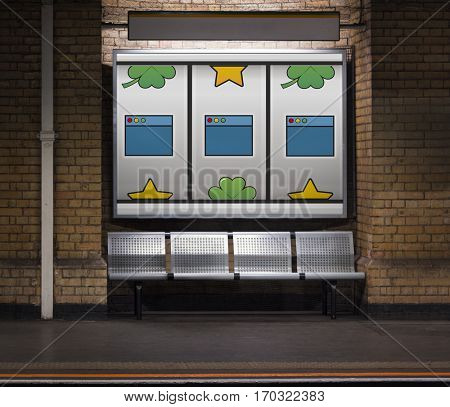 Slot Machine Cloud Envelope Folder Battery