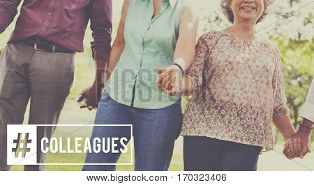 Colleagues Unity Collaboration Teamwork Working