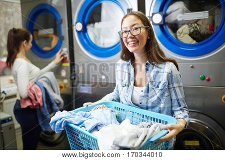 Laundromat worker