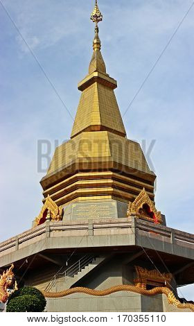 Relics at Phothisomphon temple Udon Thani province in Thailand.
