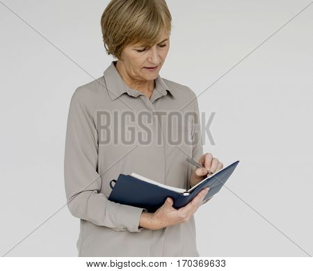 Studio People Shoot Portrait Isolated