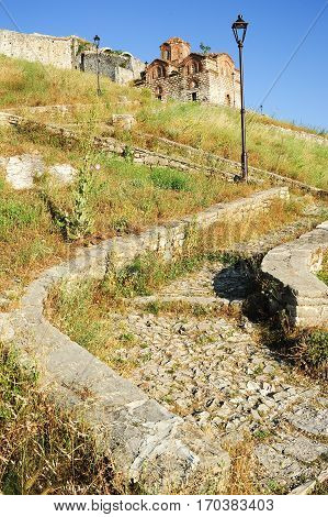 The Orthodox Church Of Holy Trinity At Kala Fortless Over Berat