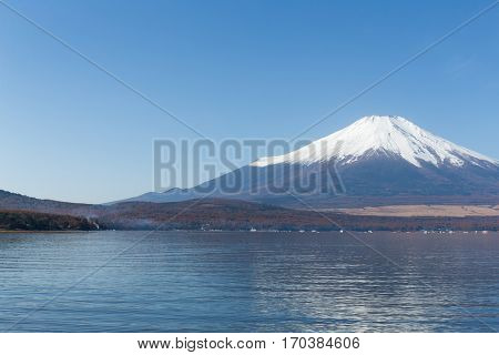 Mount Fuji at Lake Yamanaka