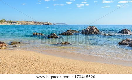 Playa El Chileno Beach, Cabo San Lucas, Mexico.