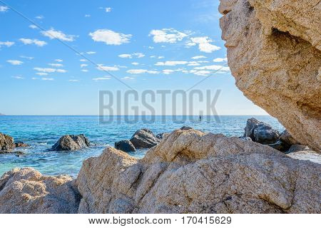 Playa El Chileno Beach, Cabo San Lucas, Mexico.