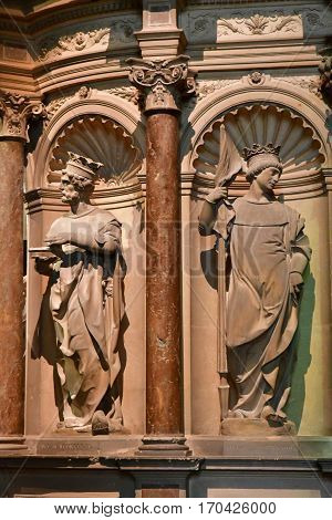 Reims France - july 26 2016 : the entombment of Saint Remi
