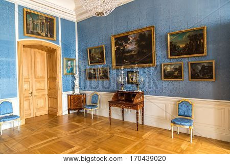 Interior Of Rundale Palace In Latvia