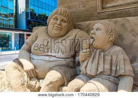 Sand Sculptures In Lido Di Jesolo