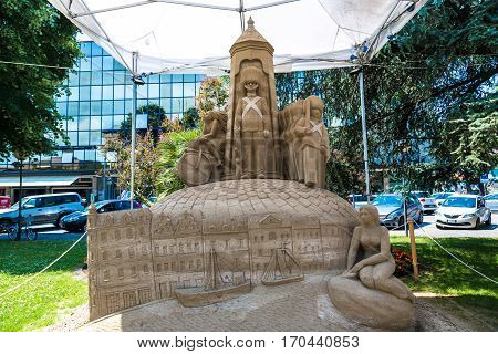 Sand Sculptures In Lido Di Jesolo
