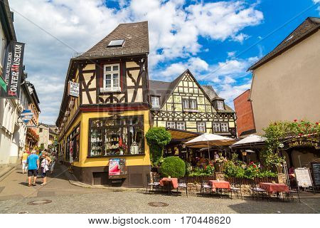 Old Architecture Of Rudesheim, Germany