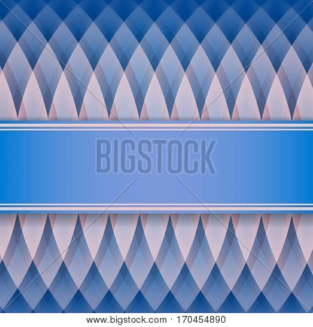 Blue abstract background with space for text