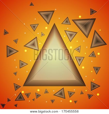 Abstract Triangle Background. Modern Wallpaper. Vector illustration
