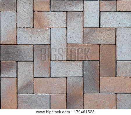 Paving stones pattern pavement texture. Modern pavement background texture close up.