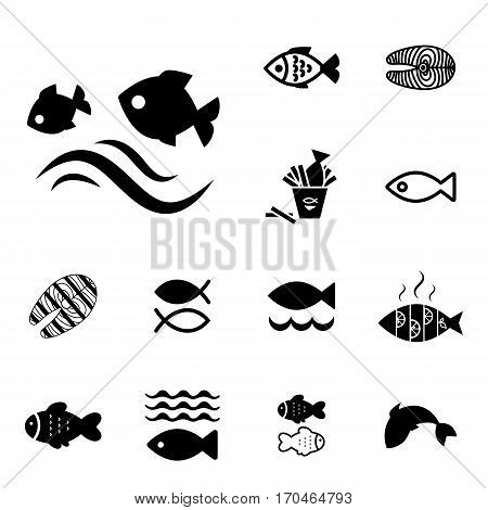 Fish Icon Isolated