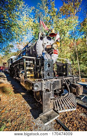 great smoky mountains train ride in bryson city nc