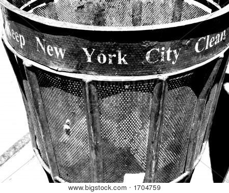New York City Garbage Can
