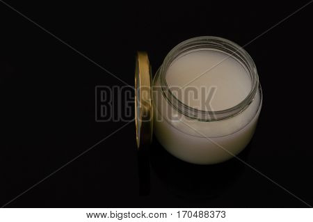 Mustic Gum Jam In A Glass Jar