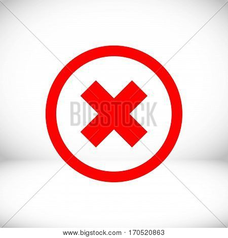 delete icon stock vector illustration flat design