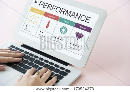 Development Performance Self-Improvement Ratings Icon