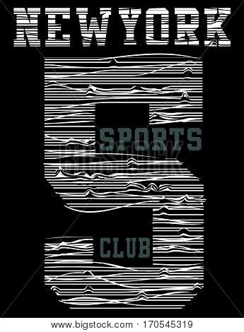 College vector label and print design for t shirt graphic design