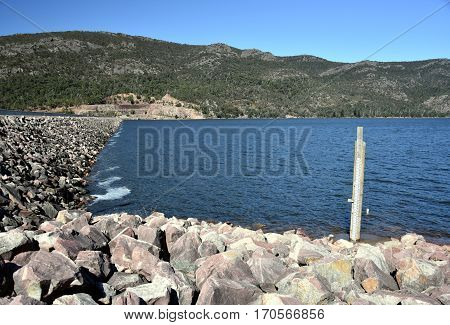 Lake Bellfield in the Grampians National Park Victoria Australia.