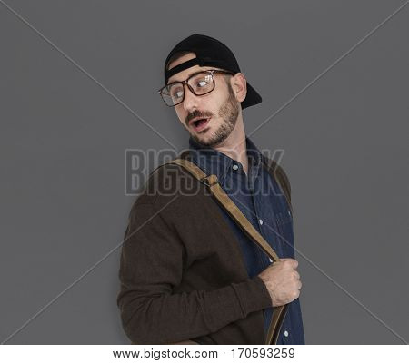 Caucasian Casual Man Snapback