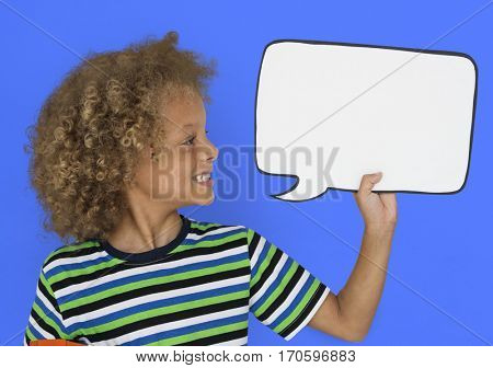 Little Caucasian Boy Smiling Chatbox
