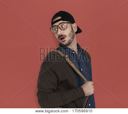 Caucasian Casual Man Snapback