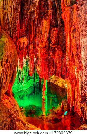 Furong Cave in Wulong Karst National Geology Park China is the World Natural Heritage place it was named one of The Three Greatest Caves in the World