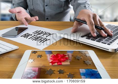 Hbd Happy Birth Day Celebration Holiday Christmas Celebration Party Xmas Happy Good Smile