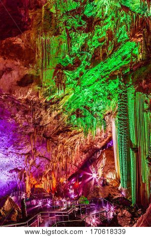 Furong Cave in Wulong Karst National Geology Park China is the World Natural Heritage place it was named one of The Three Greatest Caves in the World