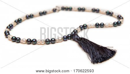 Elegant jewellery isolated on the white background
