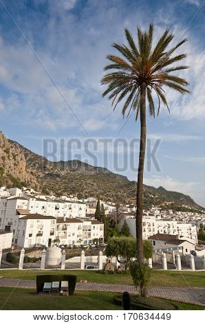 Views of Ubrique, Cadiz. This village is part of the pueblos blancos (white towns), in southern Spain, Andalusia region, and reminds the Arab past