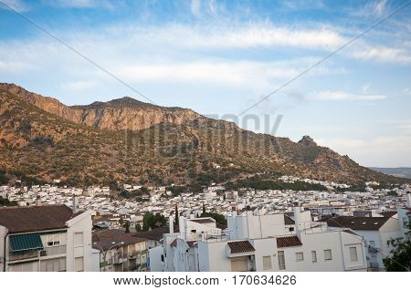 Views of Ubrique, Cadiz. This village is part of the pueblos blancos (white towns) in southern Spain, Andalusia region, and reminds the Arab past