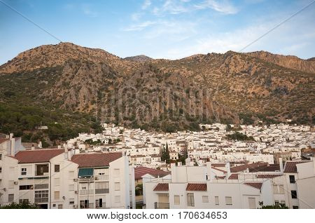 Views of Ubrique, Cadiz. This village is part of the pueblos blancos (white towns) in southern Spain, Andalusia region, and reminds the Arab past
