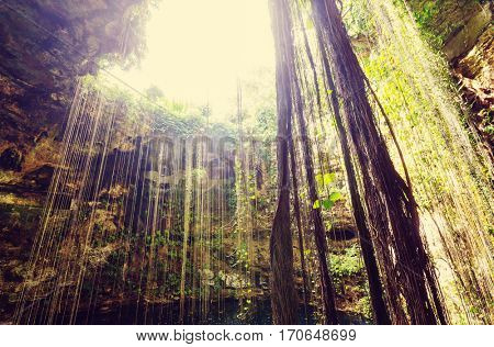 Ik-Kil Cenote,  Mexico