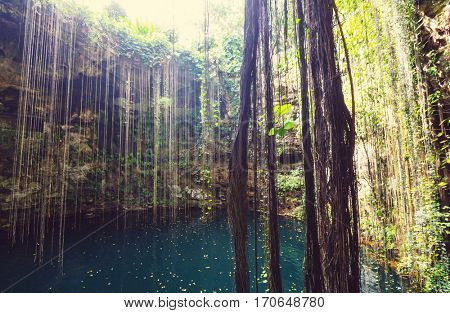 Ik-Kil Cenote,  Mexico