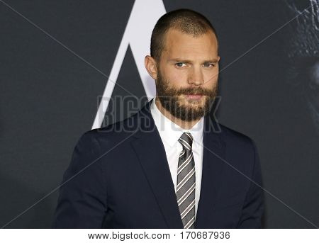 Jamie Dornan at the Los Angeles premiere of 'Fifty Shades Darker' held at the Theatre at Ace Hotel in Los Angeles, USA on February 2, 2017.