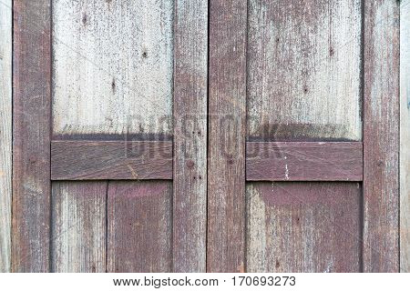 Background texture pattern of wooden window or door.